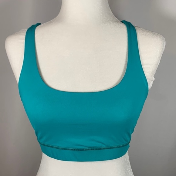 Lululemon Blue Tropics Energy Sports Bra - Picture 3 of 5